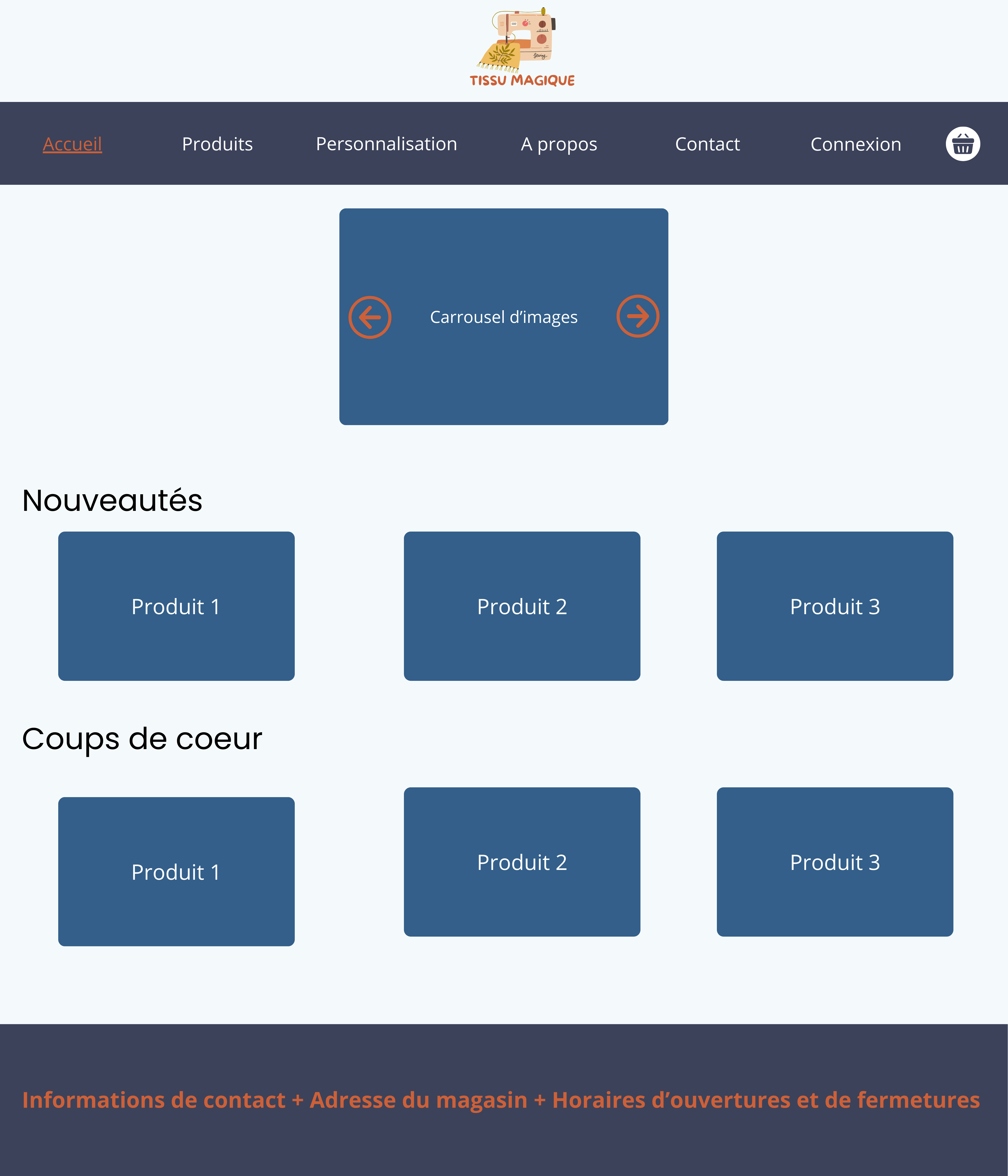 Maquette Tissu Magique