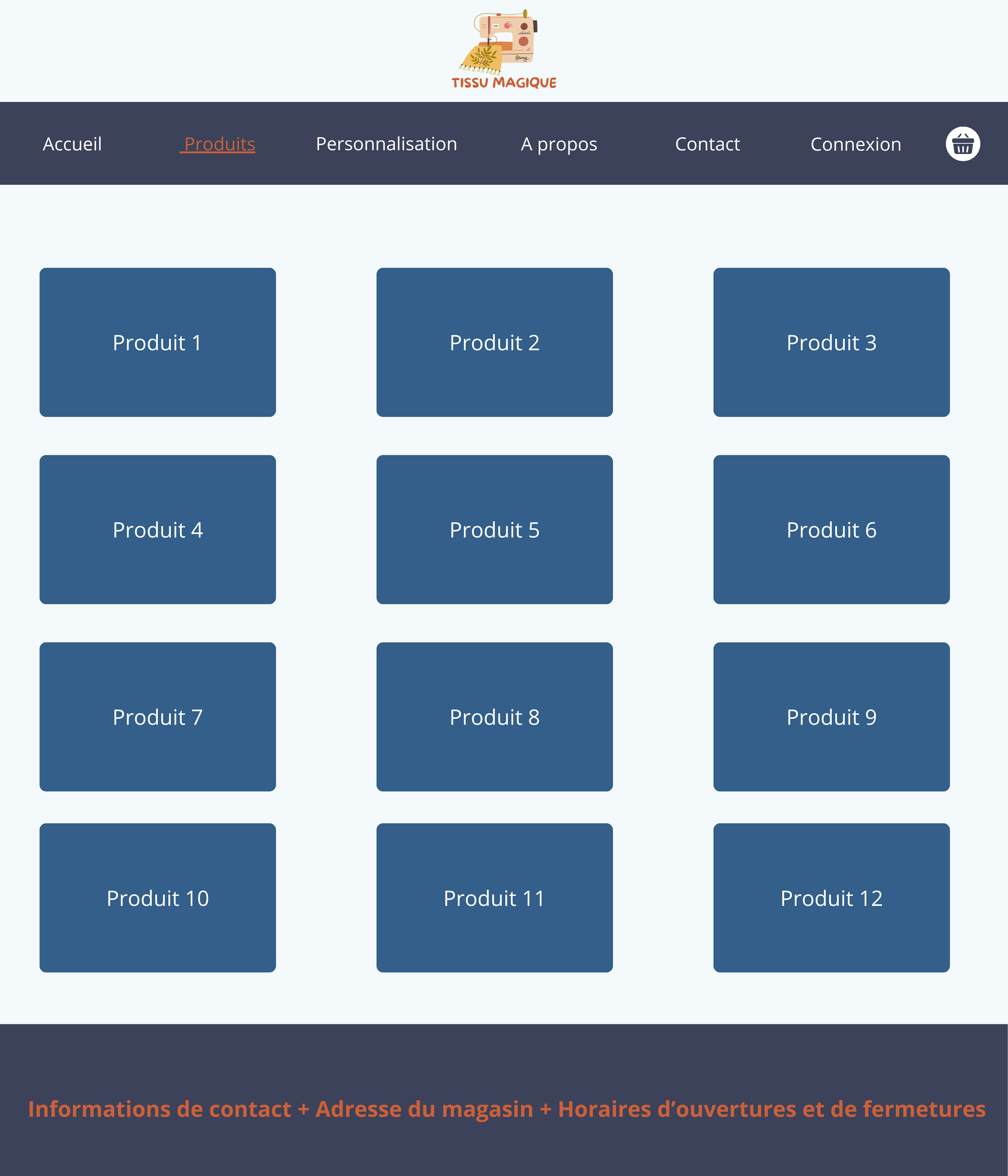Maquette Tissu Magique